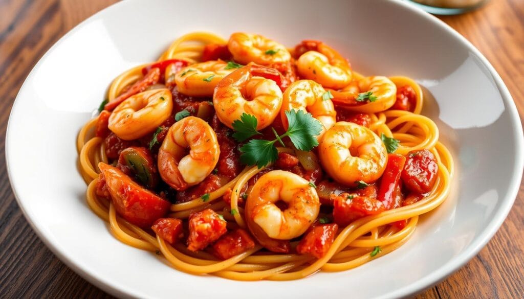 Cajun shrimp pasta