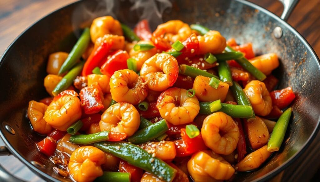 Chicken and Shrimp Stir-Fry