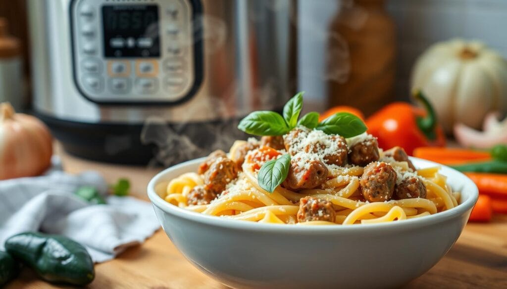 Instant Pot Sausage Pasta