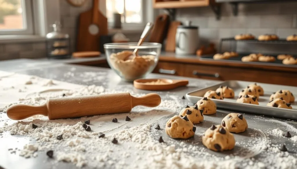 baking cookies