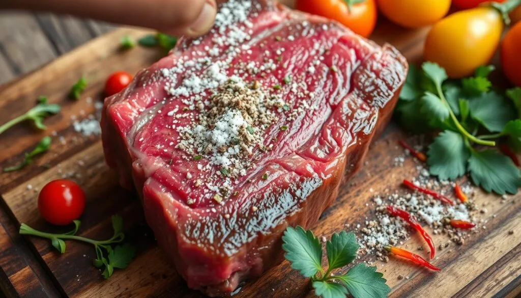 seasoning steak