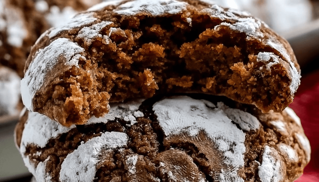 Ultimate Fudgy Chocolate Crinkle Cookies